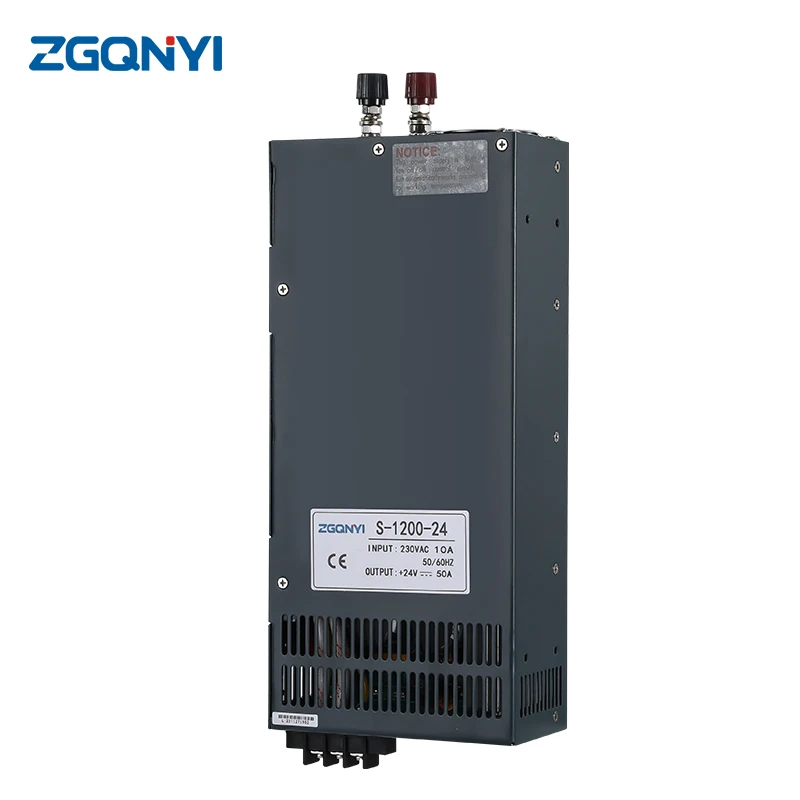 

ZGQNYI Switch Power Supply 1200W 24V 36V 48V Single group and AC to DC efficient and durable S series switching power supply