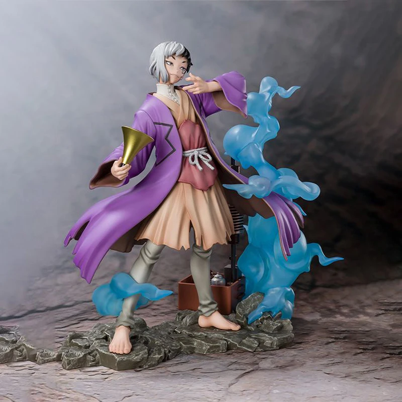 Original Figuarts Zero Dr.STONE Anime Figure Asagiri Gen Figure Pvc Gk Statue Figurine Model Doll Collection Room Desk Toys Gift