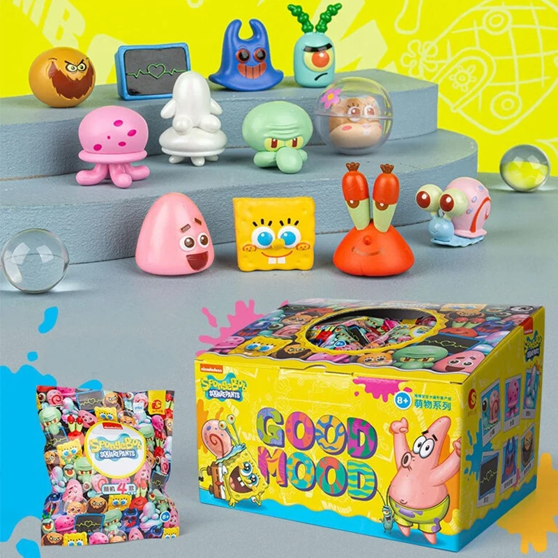 

Anime SpongeBob SquarePant Series Blind Box Doll Decoration Patrick Octopus Cute Decorative Blind Bag Cute Toys Kid's Toys Gift