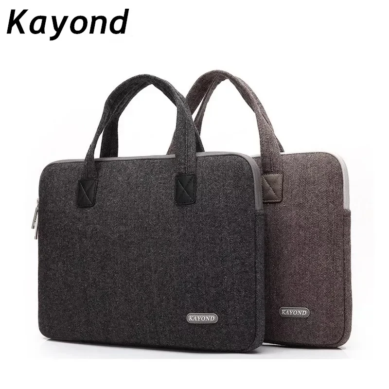 Marka Kayond Laptop Çantası 15.6,16 Inç, Su Geçirmez Yün Darbeye Dayanıklı Kol Macbook Dizüstü Bilgisayar Hava Pro PC Dropship