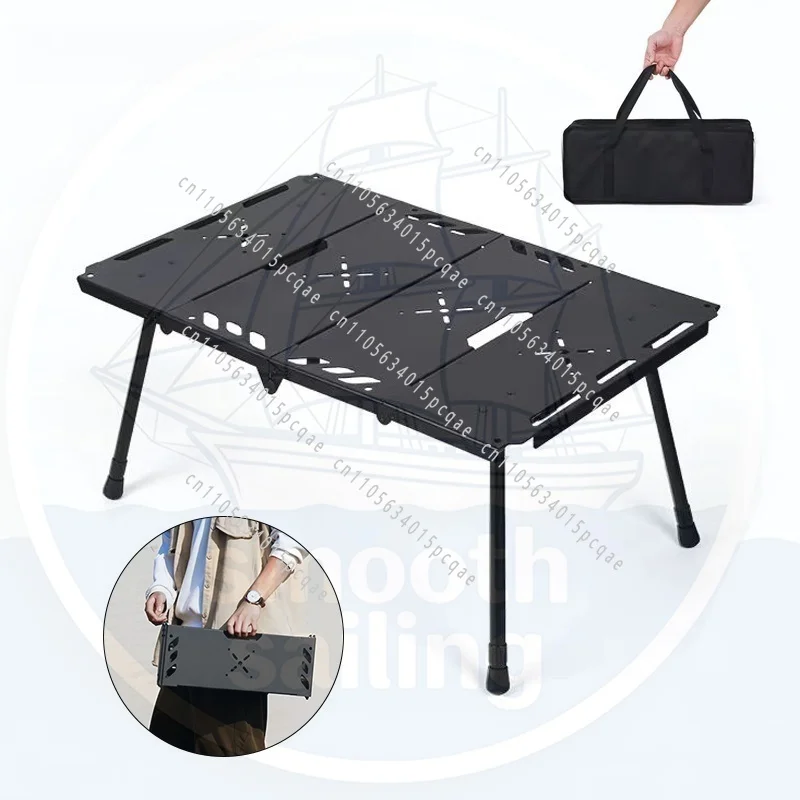 Folding Table Outdoor Camping Equipment Portable Multifunctional Picnic Table for Backpacking BBQ Travel