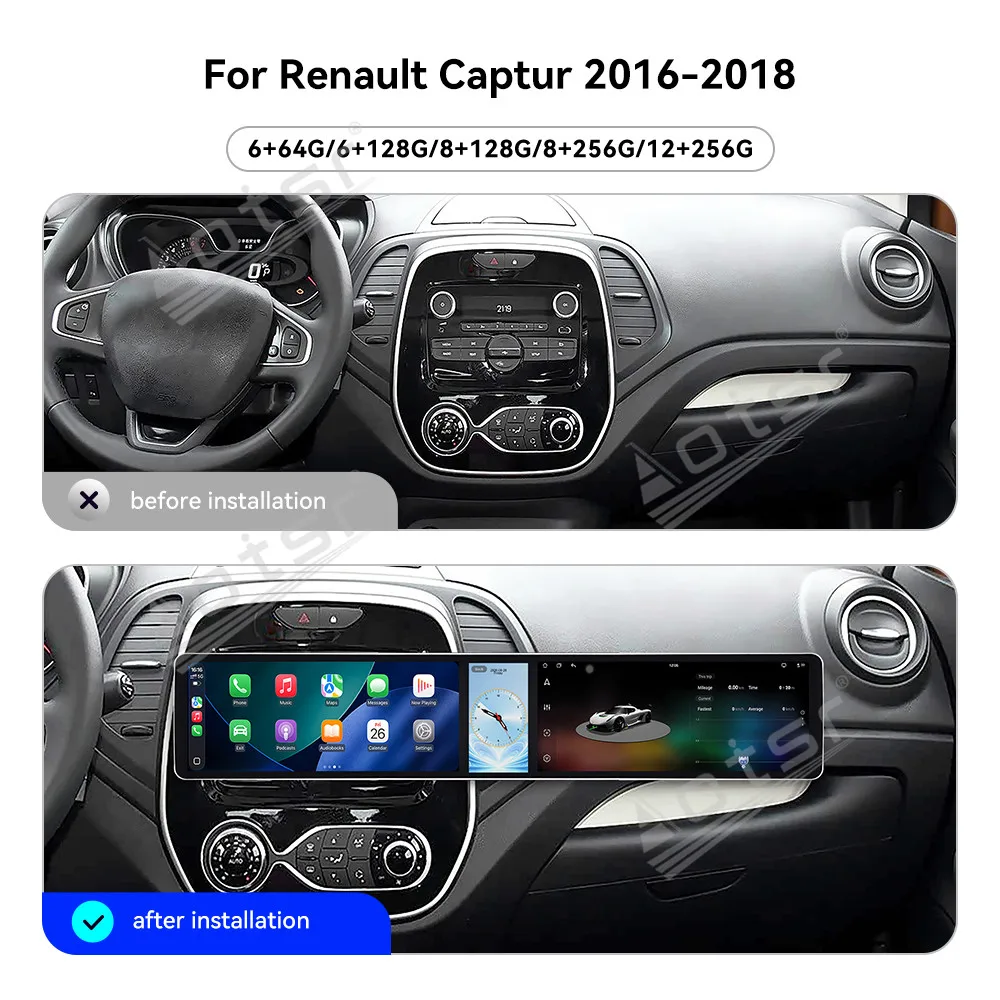 Android 15 CARPLAY Dual 12.3
