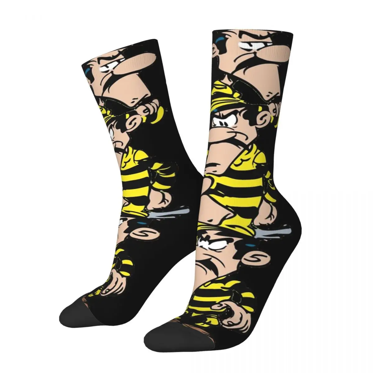 

Hip Hop Vintage Ready Crazy Men's compression Socks Unisex T-The Daltons Harajuku Pattern Printed Funny Novelty Happy Crew