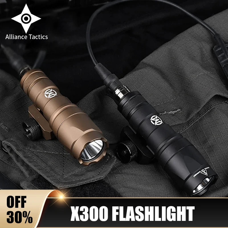 

Airsoft Flashlight M300 M300A M300B Weapon Light Gun Hunting Military Scout Light Arme Lanterna ​for 20mm Rail Accessories Toys