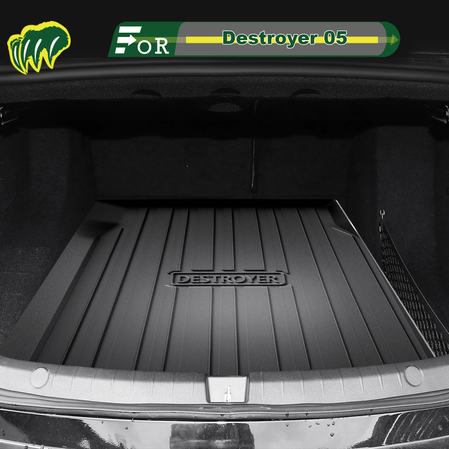 

Для BYD Destroyer 05 2022-2025 TPE индивидуальный коврик для багажника автомобиля всесезонный коврик для багажника 3D-образный коврик для багажника Защитный коврик для заднего багажника