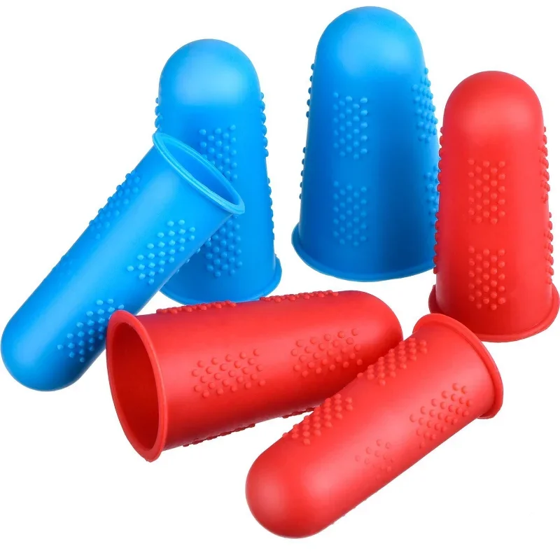 Silicone Finger Protector Sleeve Cover Anti-cut Heat Resistant Finger Sleeves Great Cooking Kitchen Tools
