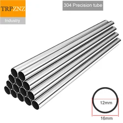 OD16x2mm, 304 stainless steel precision tube ,Outer diameter 16mm,wall thick 2mm,inner diameter 12mm ,tolerance 0.05mm