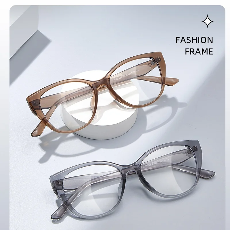 DIEDIESEE TR90 Cat Eye Frame For Women Fashionable And Exquisite Face Friendly Small Optical Prescription Glasses Frame TR81132