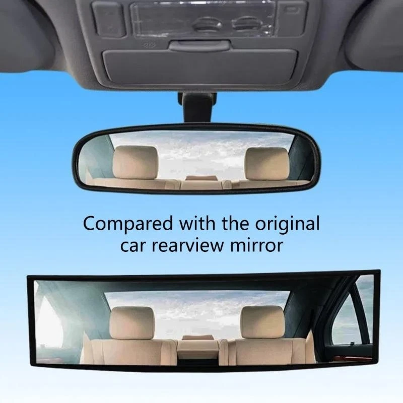 XA6H Rear View Glass Interior Clip On Panoramic Rearview Glass Simple Installation