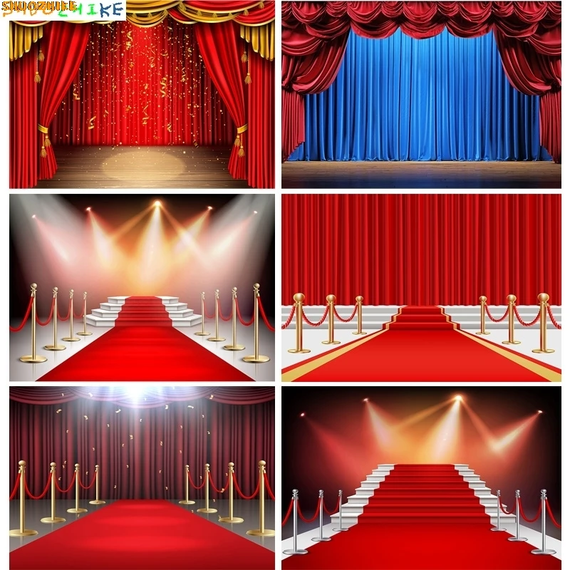 

Vinyl Custom Stage Lighting Carpet Curtain Confession Scene Background Valentine's Day Love Studio Photography Backdrops RQ-30