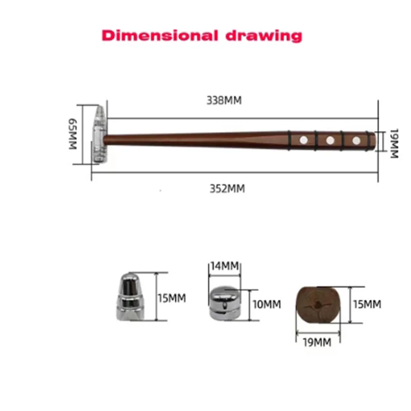 Car Dent Repair And Shaping Hammer Ieveling And Striking Hammer Scratch Free Repair Tool