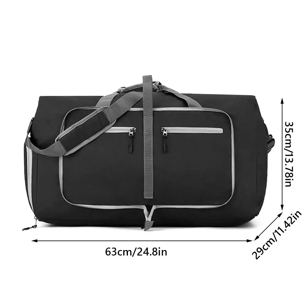 Wielofunkcyjna składana torba podróżna Lekka torba sportowa o dużej pojemności Wodoodporna torba na bagaż Damska i męska