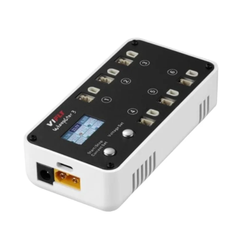 

VIFLY WhoopStor 3 1S LV3 6 IPO LiHV Battery Charger Discharger Storage LCD TYPE-C DC TX60 For FPV Drone BT2.0 PH2.0 RC Model