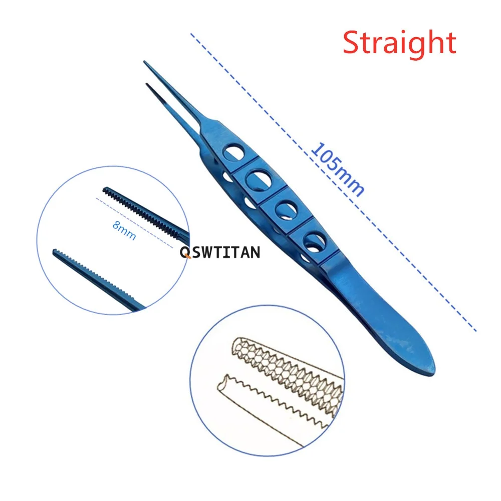Ophthalmic Surgery Tweezers Nucleus Fragment Forceps Titanium Ophthalmic Eye Surgical Instruments