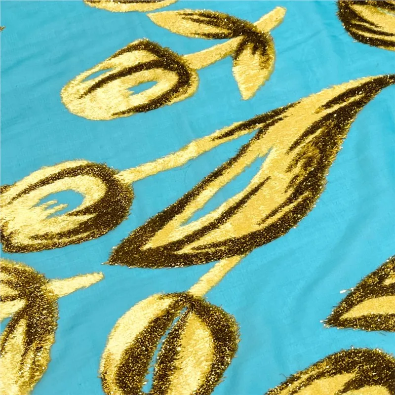 

Patterned woven velvet brocade jacquard and viscose fabric high-end dress cheongsam