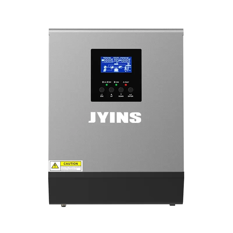 Onduleur solaire hybride unique 12V 24V 48V 1Kva 1.5Kva 3Kva 5Kva, système d'énergie solaire PWM hors réseau avec sortie AC monophasé 240vac