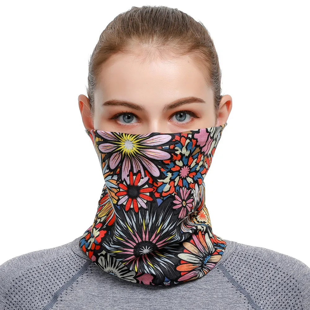 Butterfly Design Seamless Bandanas Headwear Women Head Scarf Sport Cycling Face Shield Mask Neck Warmer Female Headband