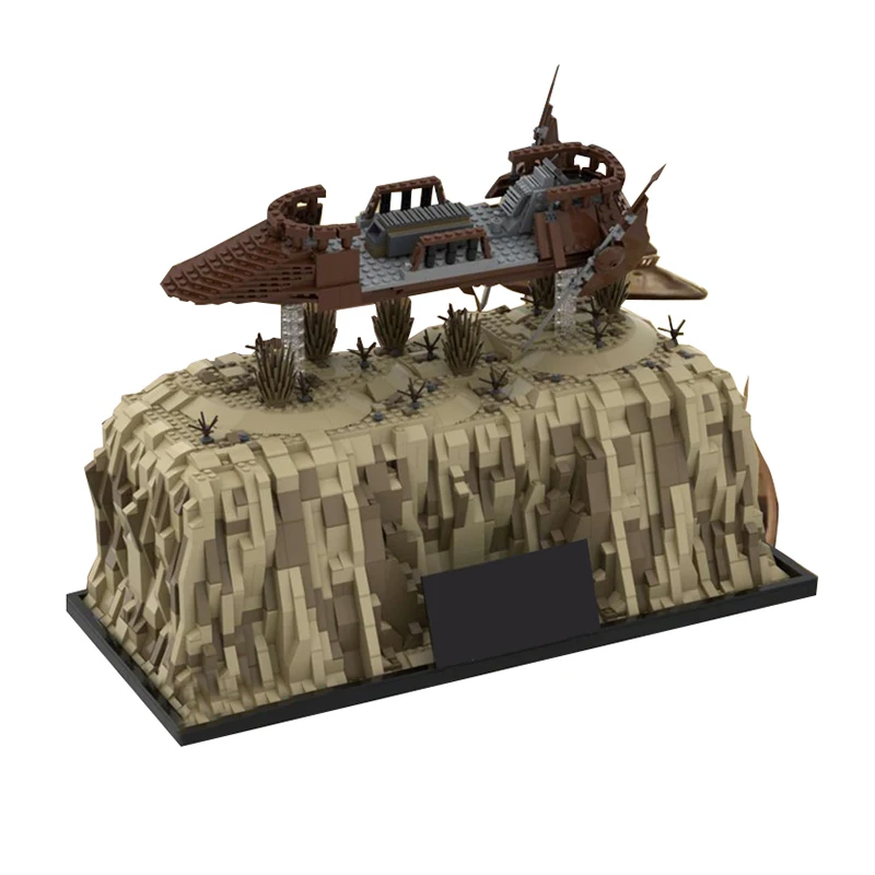 

2218PCS Famous star Movie MOC modular UCS Bantha-ll Cargo Skiff Model DIY creative ideas Child Toy Assembly Puzzle Birthday Gift