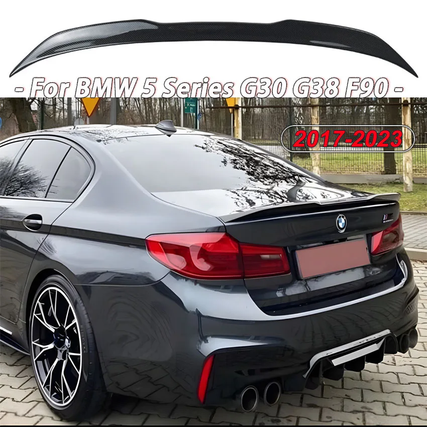 For BMW 5 Series G30 G38 F90 M5 530i 530d 540i M550i M550d Pro Style Performance Rear Spoiler Trunk Tail Wing Bodykits 2017-2023