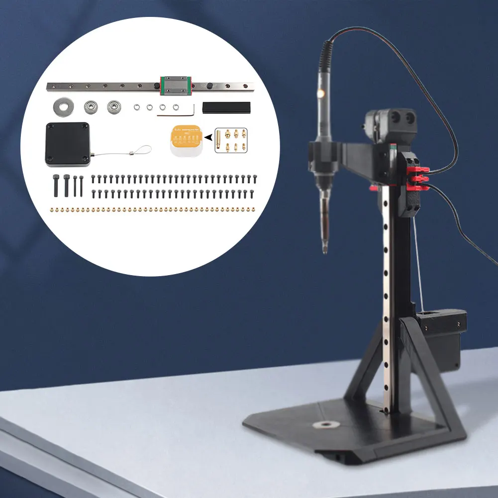 

Инструмент для установки термовплавляемых вставок, набор для бесшумной прессовки, 4 ролика, набор резьбовых вставок, латунные рифленые гайки, инструмент для установки вставок, аксессуары для 3D-печати