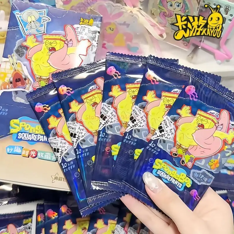 

Коллекционные карточки KAYOU Genuine SpongeBob SquarePants Fun Time Collection, 2-я волна, Патрик Стар, игрушки, подарки на день рождения для девочек