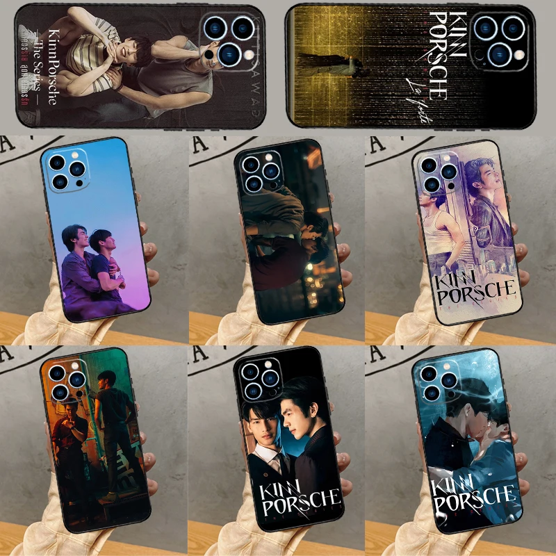 KinnPorsche The Series Phone Case For iPhone 16 15 14 13 12 11 Pro Max 12 13 Mini X XR XS Max 6s 8 7 Plus Cover