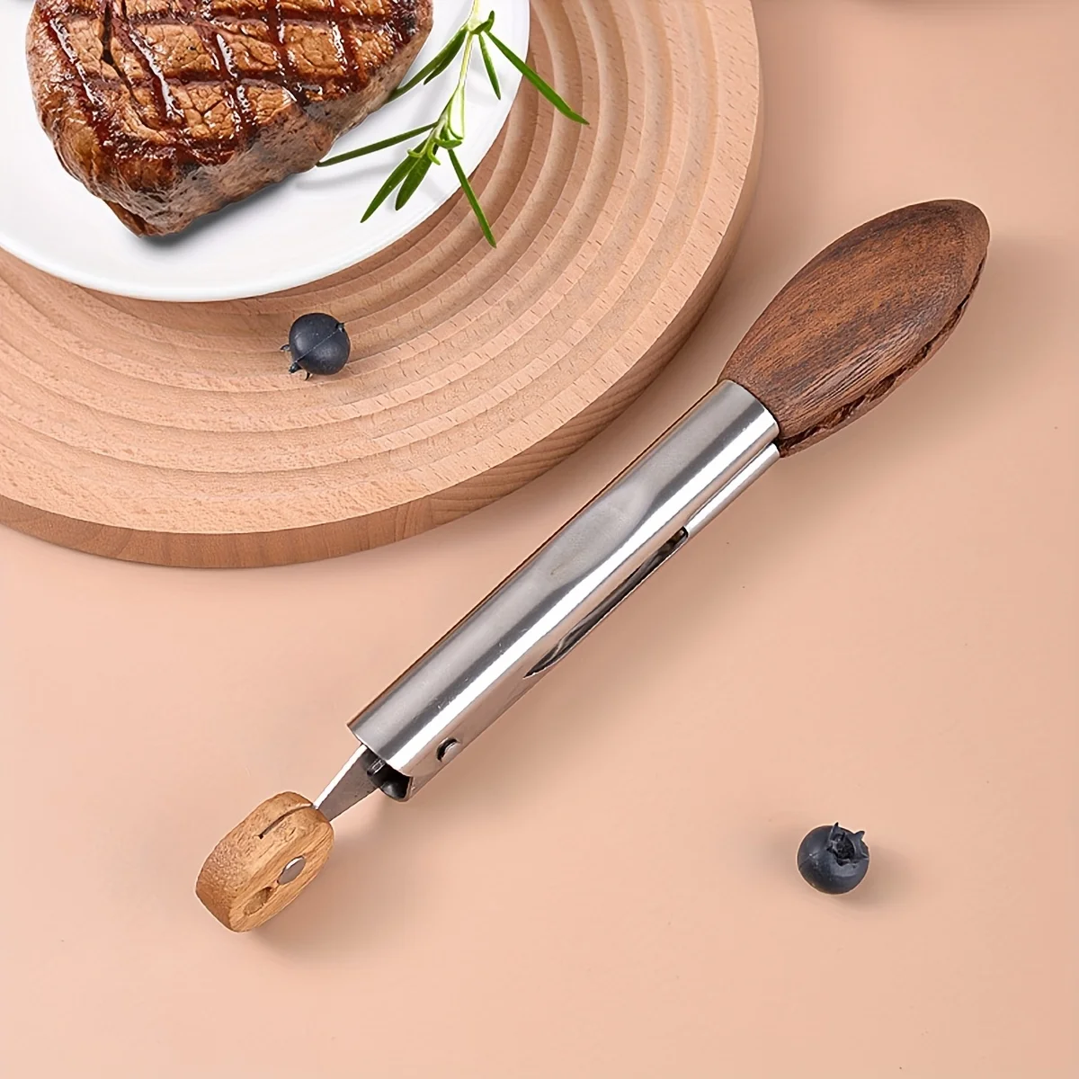 Kép 6: E5 9in Főzés BBQ Olló vel Akasztás Áristom upgraded Változat konyhai Kebab Olló számára Főzés Adogatás élelmiszeripari grilling Főzés BBQ