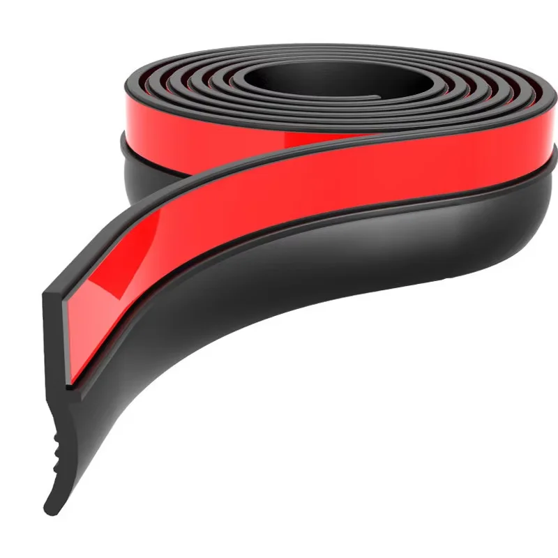 1.6M Car Trunk Gap Filler Strip - Waterproof Adhesive Rubber Seal, Fits SUV and Hatchback Trunk Upper Edge