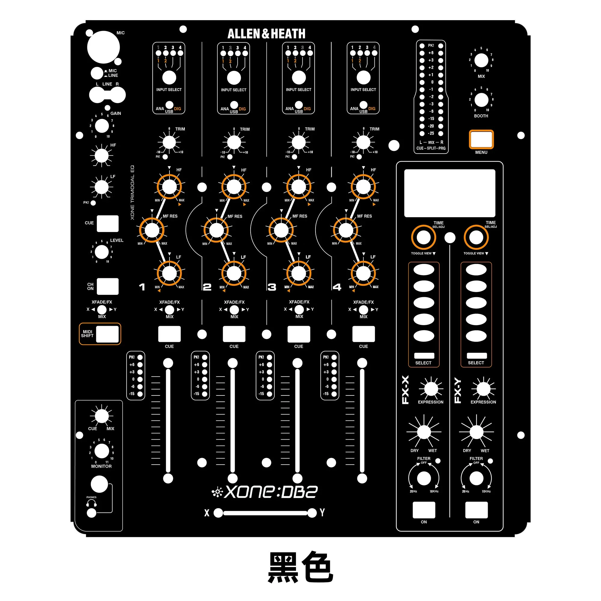 

Цветная пленка для миксера Allen & Heath DB2