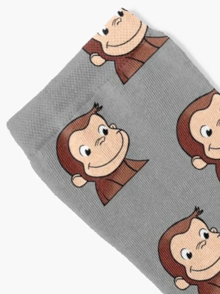 Curious George Socks kids loose funny sock Mens Socks Women's