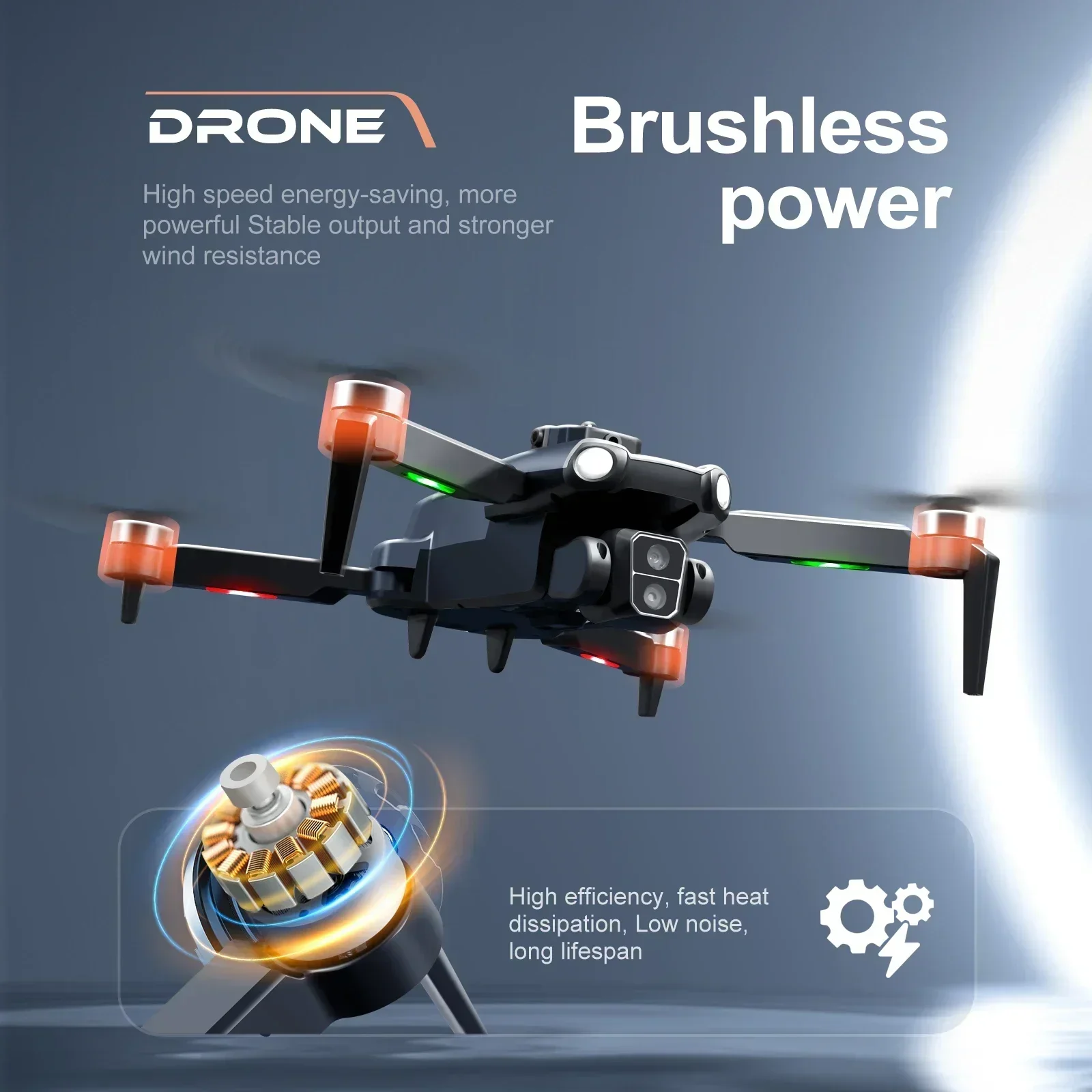 FYZS S119 MAX Drone 8K Professinal HD Camera Wide Angle Optical Flow Obstacle Avoidance 5G WIFI Brushless Motor RC Quadcopter