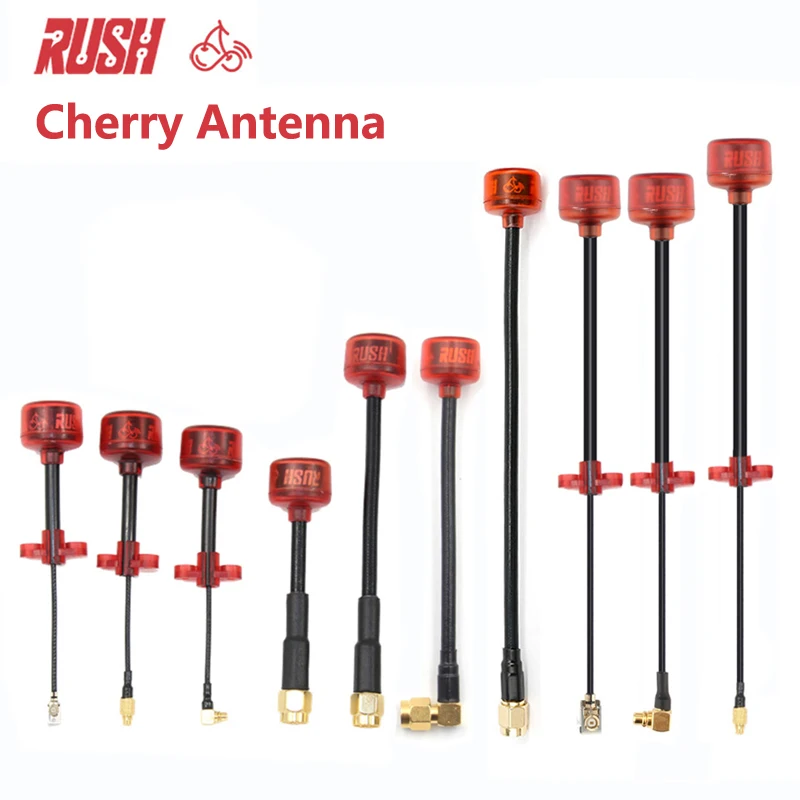 Rush Cherry FPV 5,8G антенна LHCP RHCP SMA MMCX UFL IPEX длинный диапазон фотографий для гоночных дронов