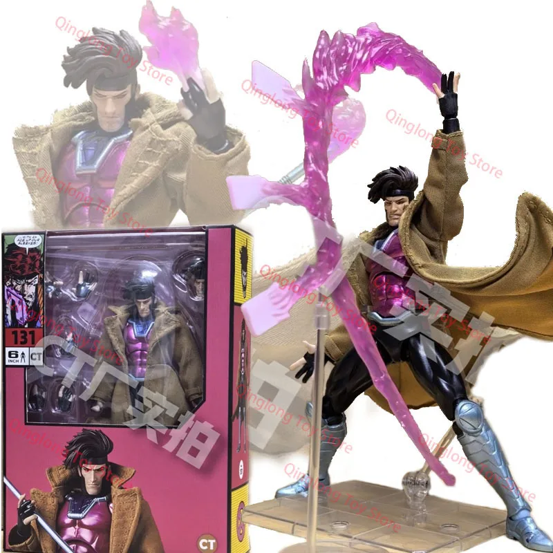 

НОВЫЕ игрушки Ct Gambit Mafex 131, экшн-фигурка, аниме X-Men, фигурки Gambit Mafex075, Человек-паук, хобби, брова, модель, фигурка, подарок