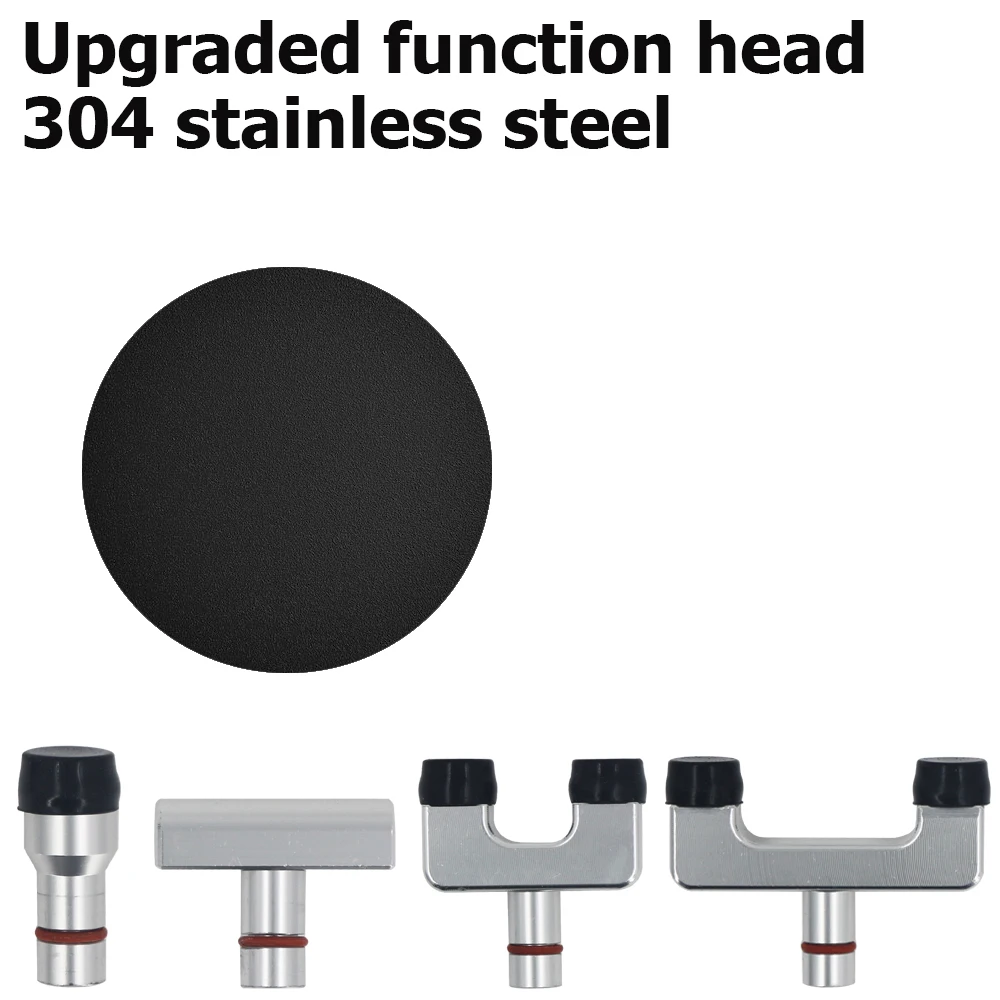 دليل العمود الفقري تصحيح بندقية 4 رؤساء قابلة للاستبدال علاج شدة الجسم الاسترخاء لتخفيف الآلام مدلك أدوات تعديل العلاج بتقويم العمود الفقري #4