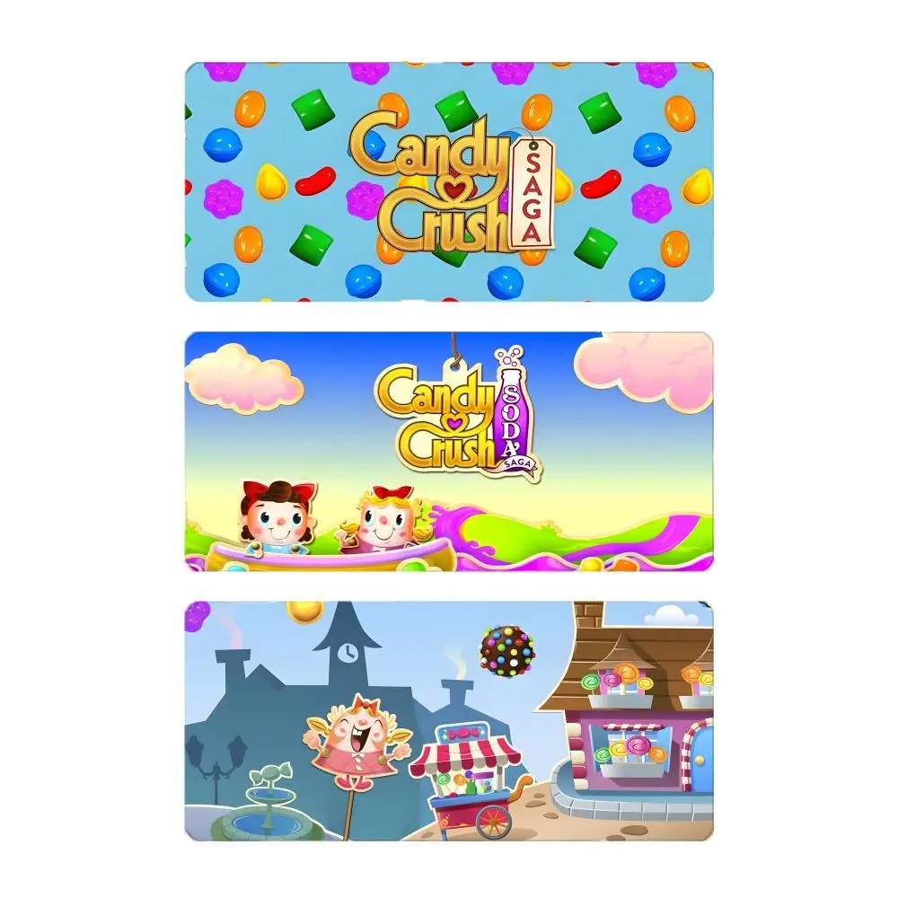 mobile game C-Candy Crush Saga Mouse Pad Mousepad Large Gaming LockEdge Thickened PC Table Desk Mat