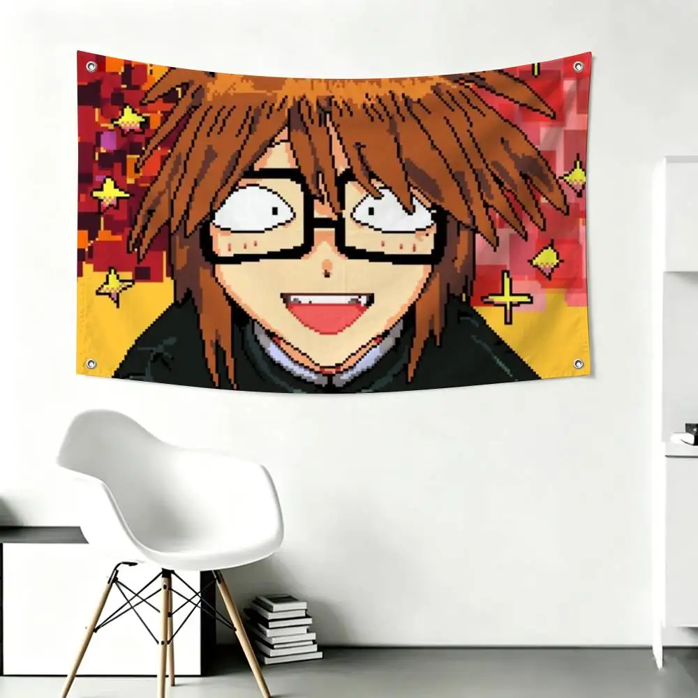 Ranfren Randal Art   Flags Wall Hanging Tapestry Outdoor Garage Room Decorative flag Background Blanket