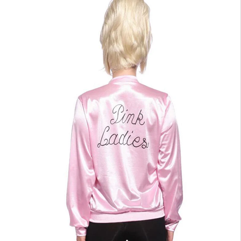 cheerful costume carnival costume for women Christmas Pink Lady Retro 50s Jacket Women Fancy Grease Costume Cheerleader - view 5