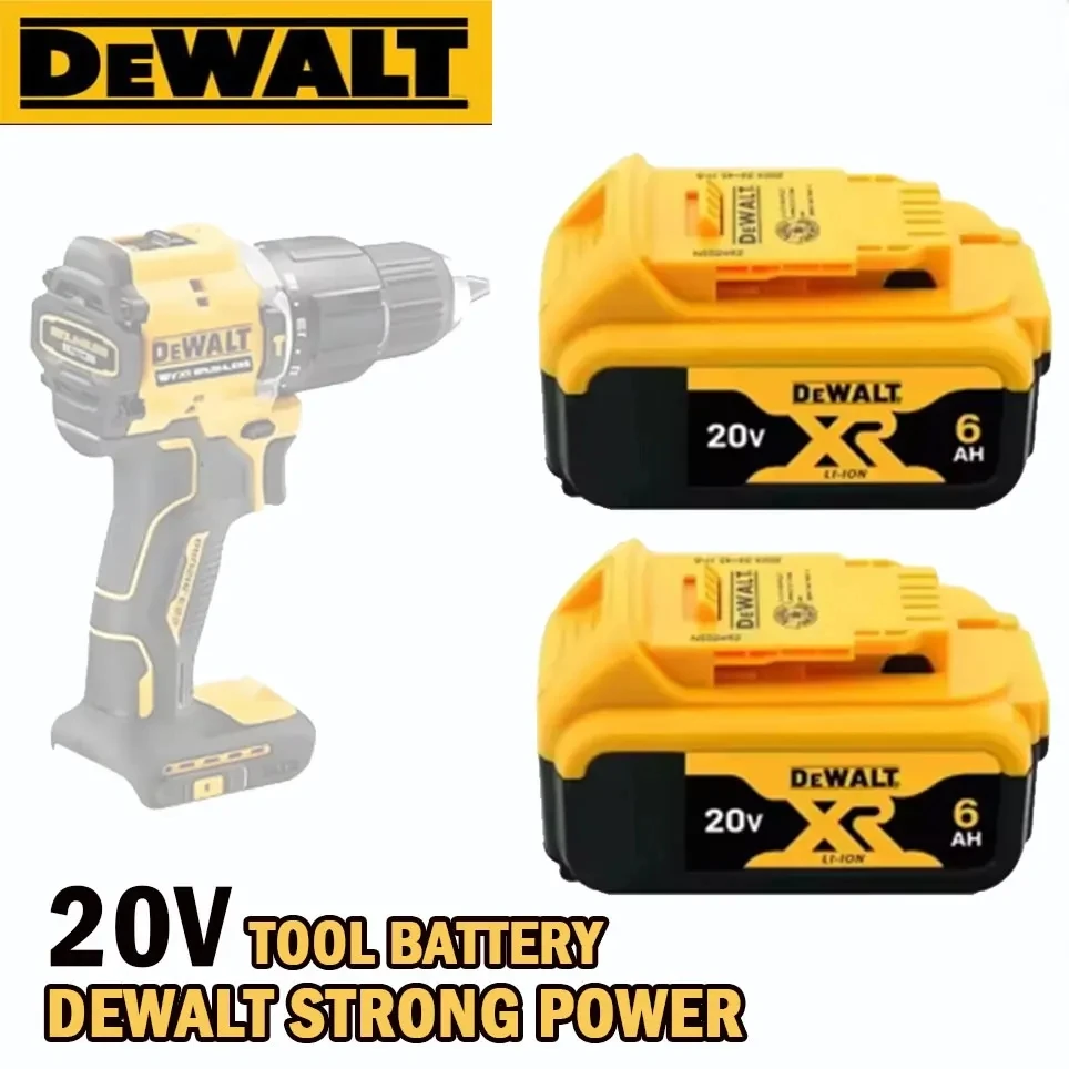 

Original DEWALT 20V battery, 6AH, rechargeable lithium-ion battery, DEWALT charger, DCB118,DCB115, DEWALT20V-60V tool battery