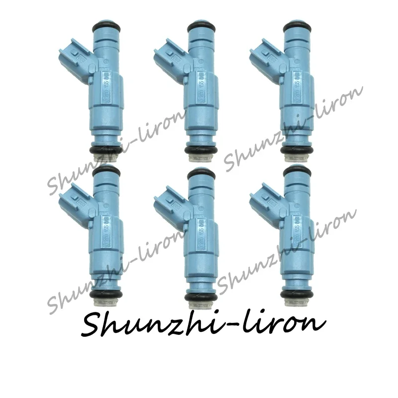 6pcs Fuel Injector Nozzle For Dodge&Jeep Dakota Durango / Ram 1500 / Commander / Grand Cherokee 4.7L 0280155849 XF1E-A5B