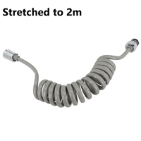 Bathroom Pipe Shower Hose Bidet Flexible Replace Replacement Sprayer Spring Telephone Line Style Toilet Use 1pc
