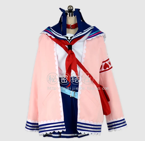 

VTuber Hololive Makaino Ririmu Uniform Halloween Christmas party Uniform Cosplay Costume Customized men women costume