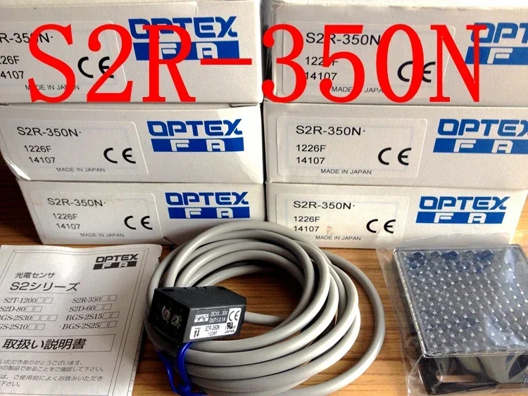 2026.4 Brand New Original Japanese Opus OPTEX Mirror Reflection Photoelectric Switch S2R-350N Sensor NPN Output