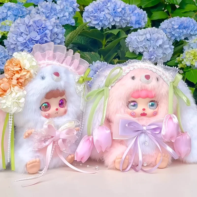 حقيقي Kebidou 100% ليتل كريمي الأرنب سلسلة الفينيل أفخم صندوق أعمى لعبة عصرية اليدوية جمع عيد ميلاد هدية الكريسماس