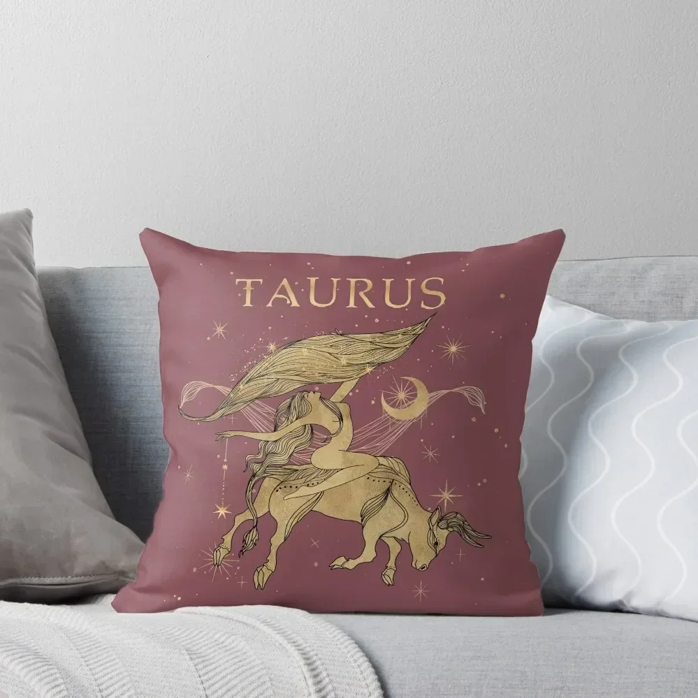 Taurus zodiac woman Throw Pillow Christmas Pillow Cases anime girl Cushions For Sofa pillow