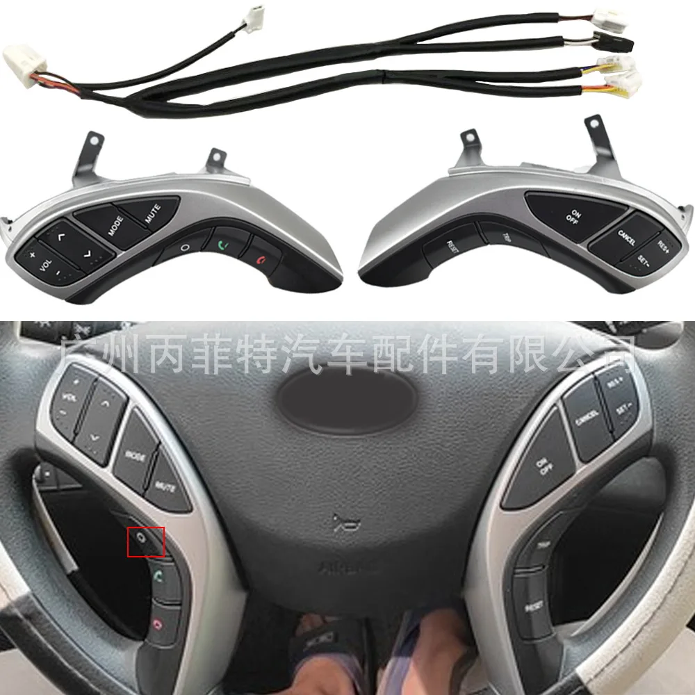 

For Hyundai avante Elantra multifunction steering wheel buttons with cruise control