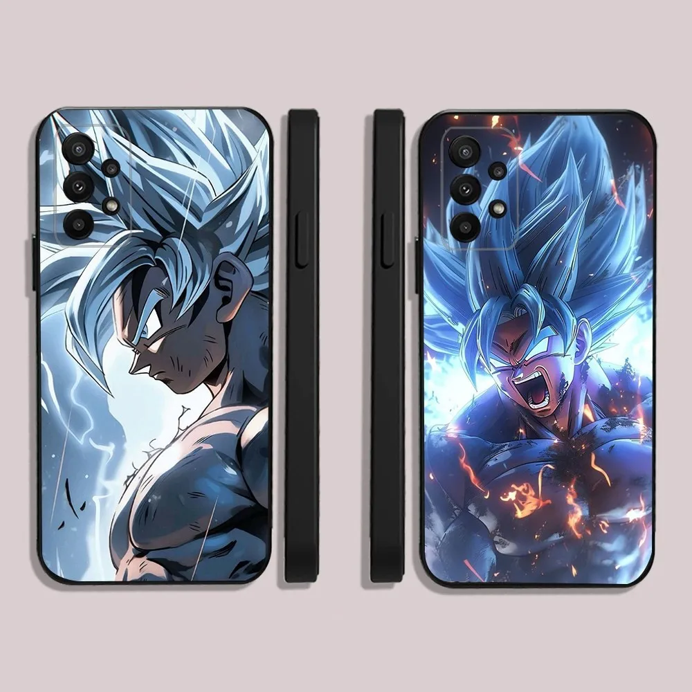 Anime D-DragonES-B-Ball-G-Goku Phone Case For Samsung S24,23,22,30,21,10,9,Ultra,Plus,Lite,FE,5G Black Soft Case