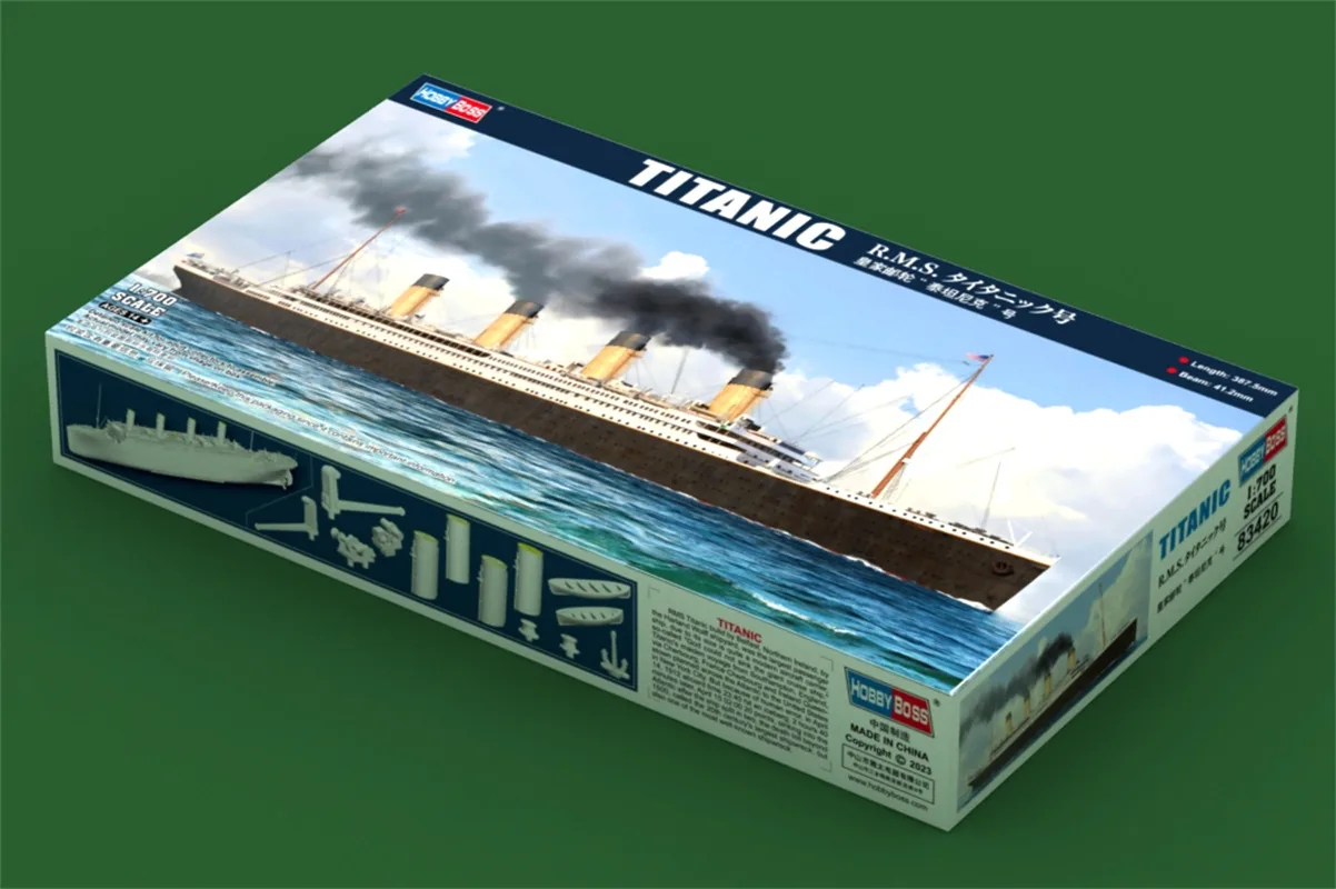 HobbyBoss 83420 1/700 Scale Titanic Military Plastic Assembly Model Kits