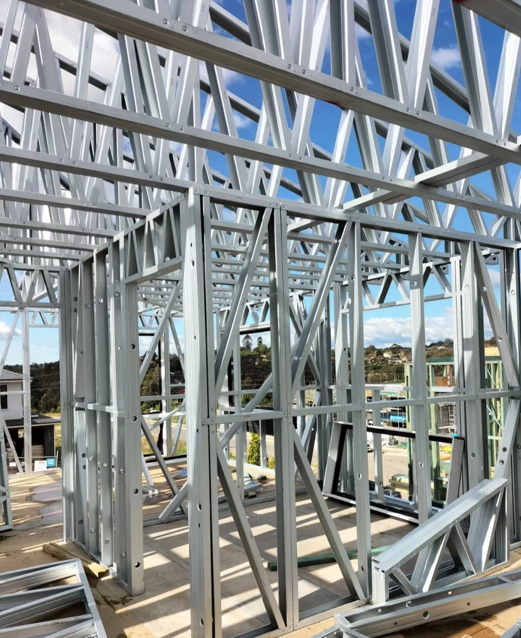 Modern Luxury Design Light Steel Structure Prefab Villa Luxury Prefab Houses Kits for Living Room and Home Office