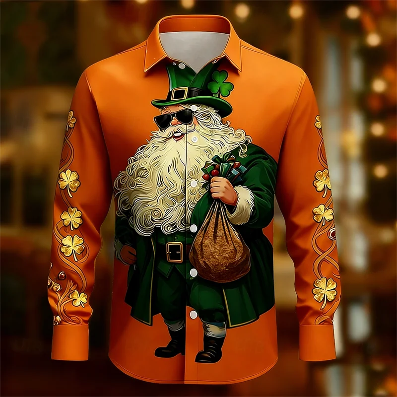 

Новая высококачественная мужская рубашка с длинными рукавами и 3D цветочным принтом, рубашка в стиле merchant для уличной фотографии, свободный удобный топ