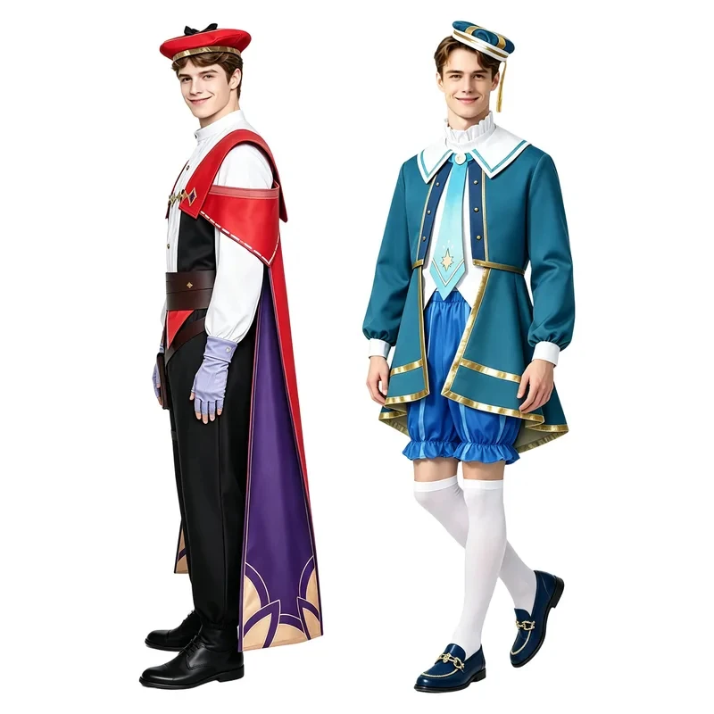 

g'7,n\5;e,8\v,5/Roco Kingdom World Enzo Cosplay Costume Stage Performance Clothes Freya Louis Halloween Revival Party f;4'v.7/n\
